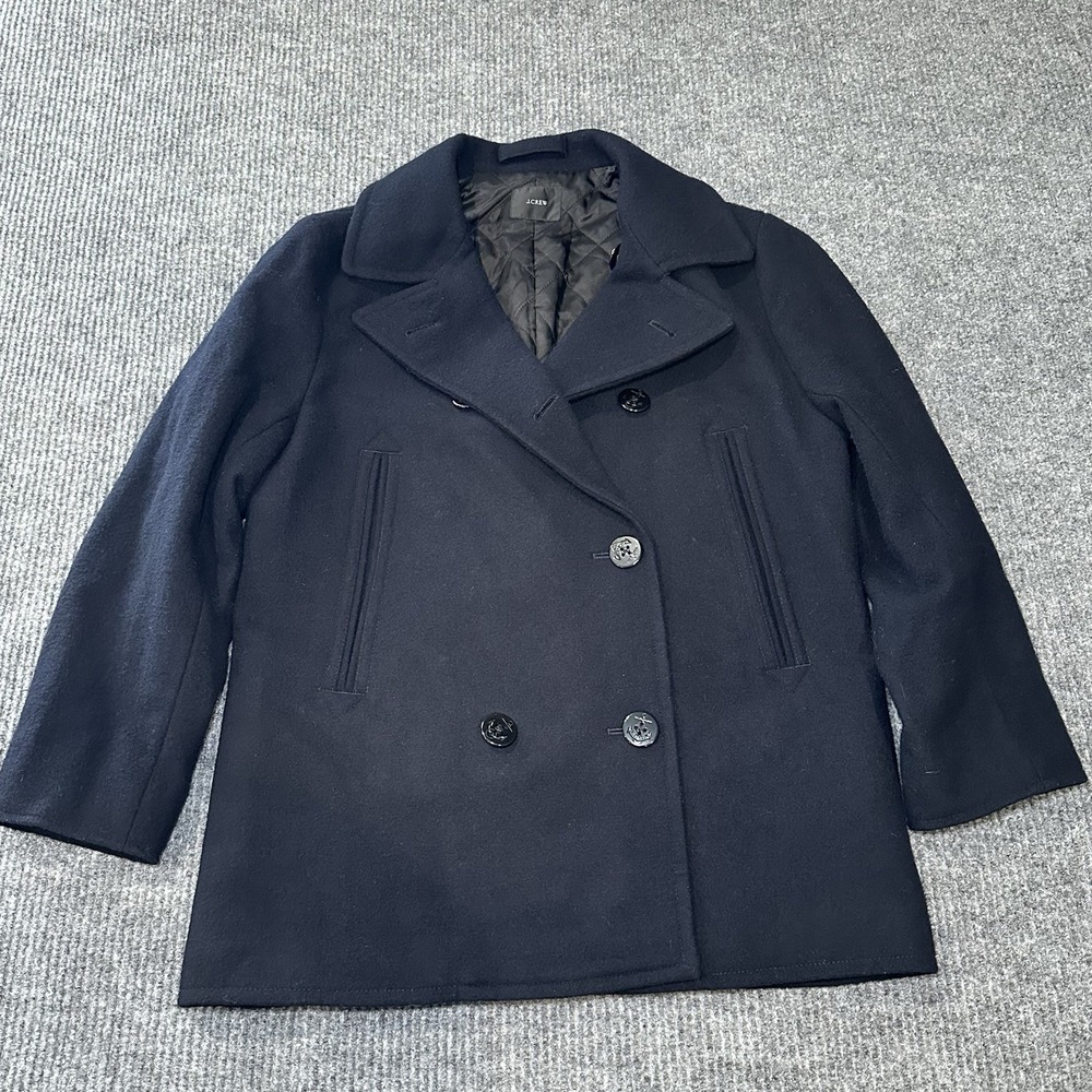J. Crew Midnight Blue Pea Coat